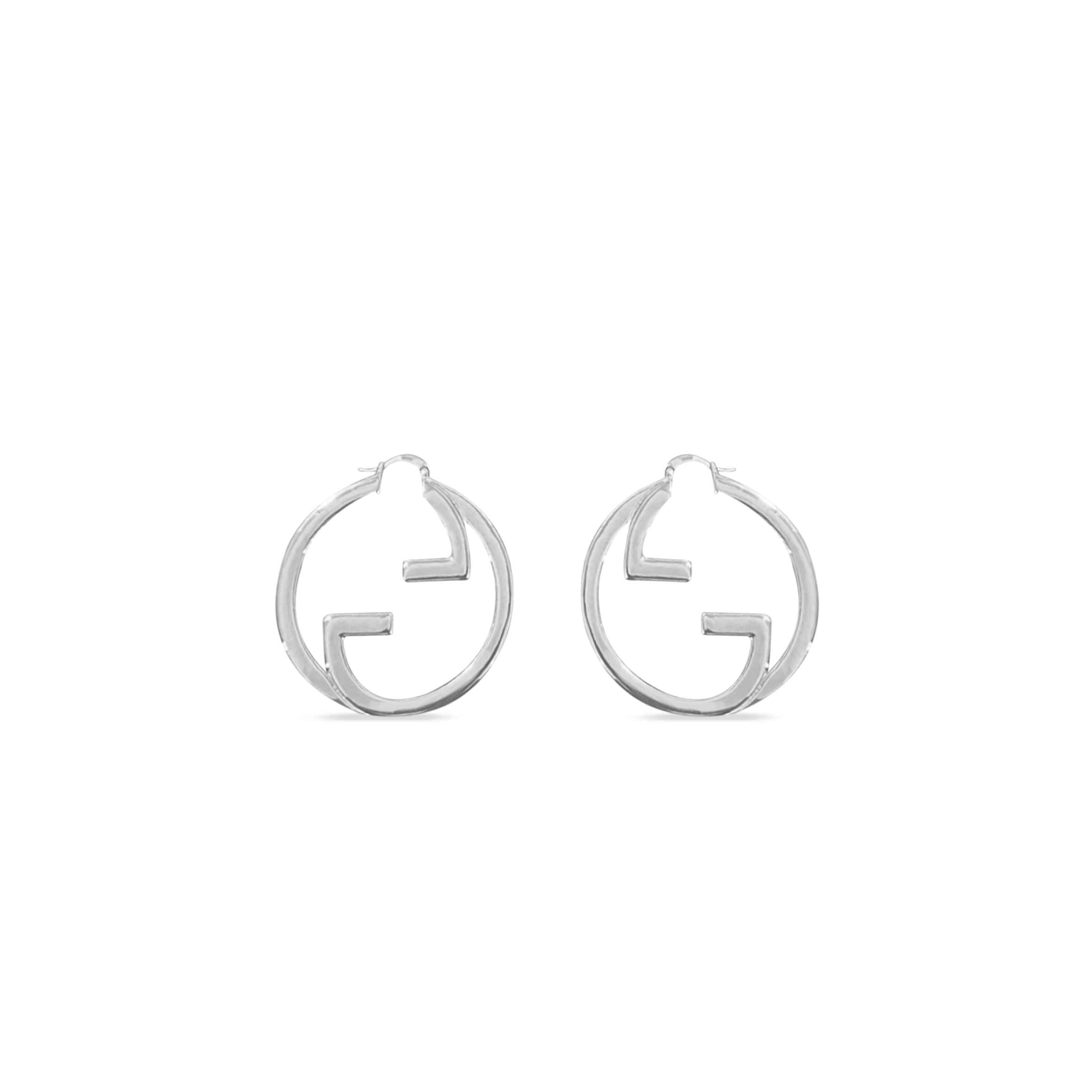 GUCCI INTERLOCKING G LARGE EARRINGS